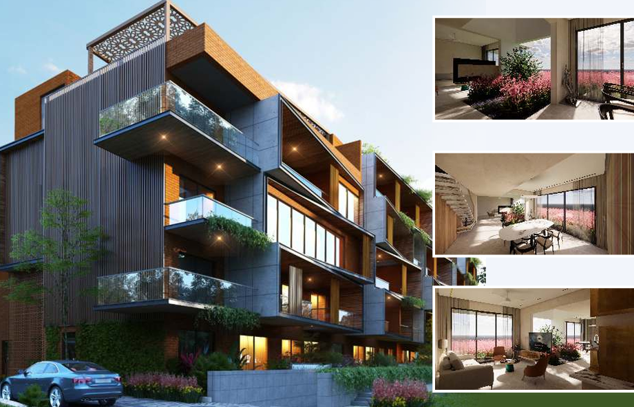 Modern Row Villas and Penthouses